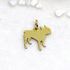 ciondolo bulldog argento o ottone completo di cordino