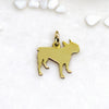 ciondolo bulldog argento  completo di cordino