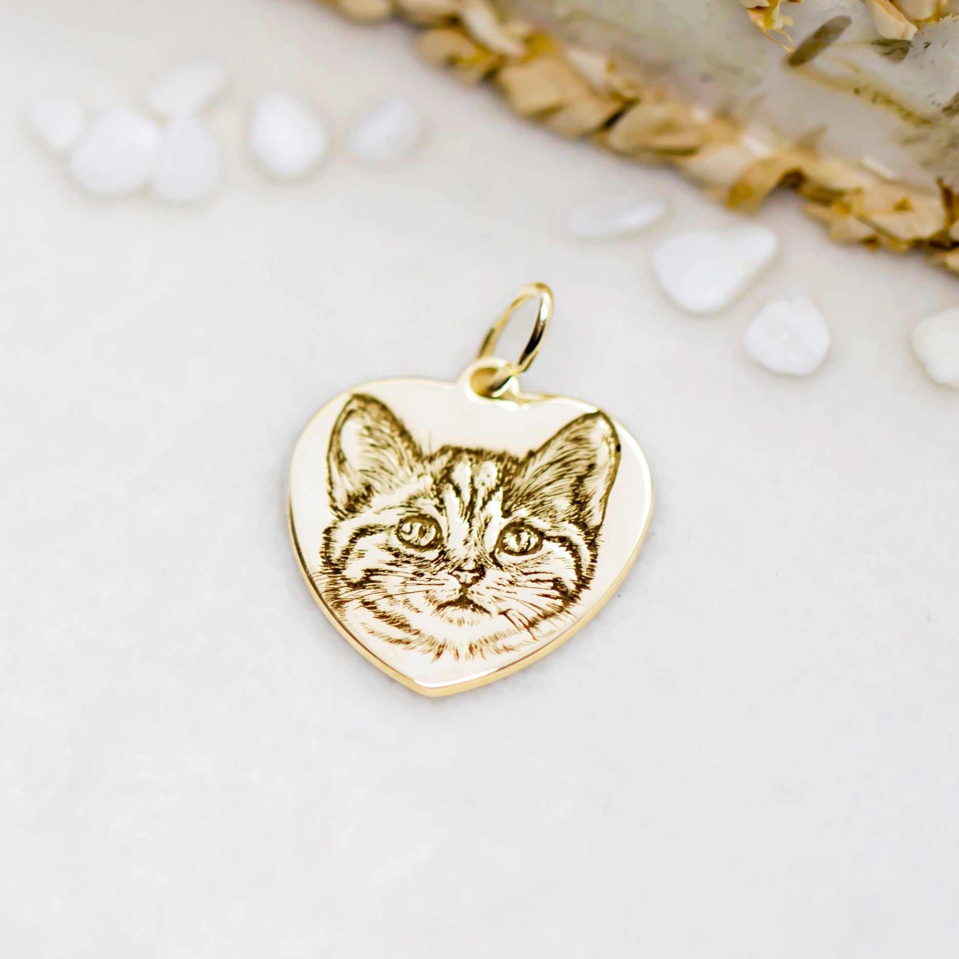 Cheriswely 50 Ciondoli Aperti Retro A Forma Di Gatto – Stampo In Resina Per Gioielli Fai Da Te – Oro 10x11,5mm - 5