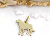 ciondolo golden retriever argento o ottone. Charm da aggiungere al tuo braccialetto.