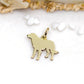 ciondolo golden retriever argento petsoul ready. Charm da aggiungere al tuo braccialetto.