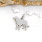 ciondolo golden retriever argento petsoul ready con anellino e cordino