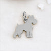 ciondolo schnauzer nano in argento da inserire nel tuo bracciale
