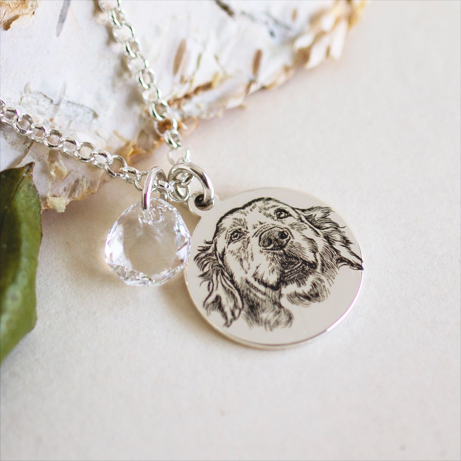 Collana Personalizzata Con Iniziale A Cuore E Perle - Foto 3