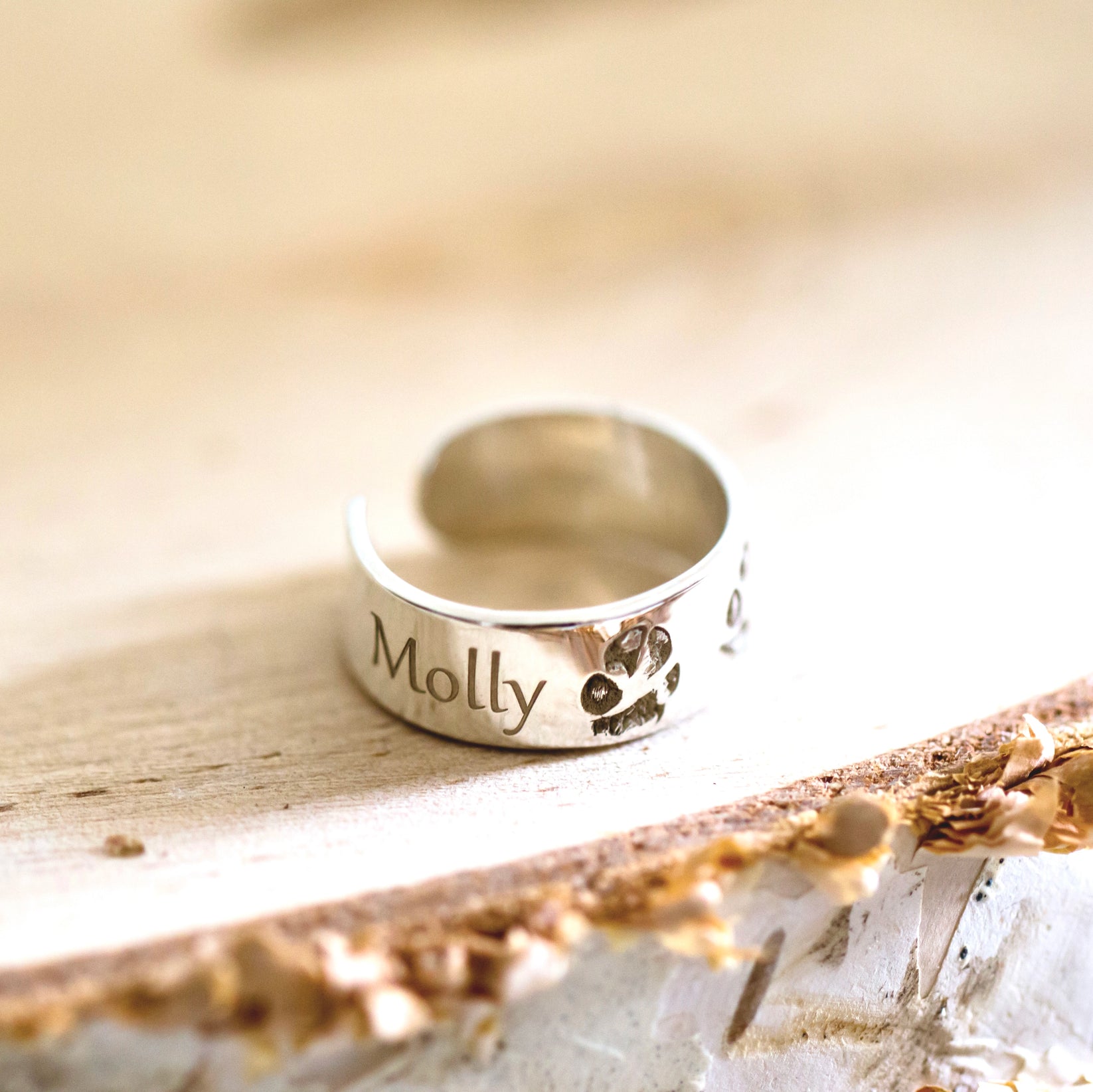 Bellitia Jewelry Anello Zampa Gatto Regolabile Per Donna, Anello Animale In Argento Sterling 925 Con Motivo Gatto Regalo Per Anniversario, Compleanno, San Valentino - Foto 2