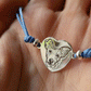 Bracciale cordino cuore donna