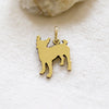 ciondolo cane argento o ottone - charm cane per collana