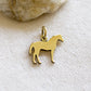 ciondolo cavallo in argento 925 con cordino in regalo