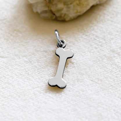 ciondolo osso argento o ottone da regalare a chi ama i cani