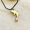 collana con ciondolo squalo ottone o argento